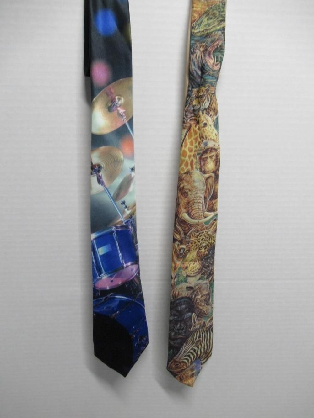 2 Ralph Marlin Neckties 1993 & 1991 Made in USA CL598